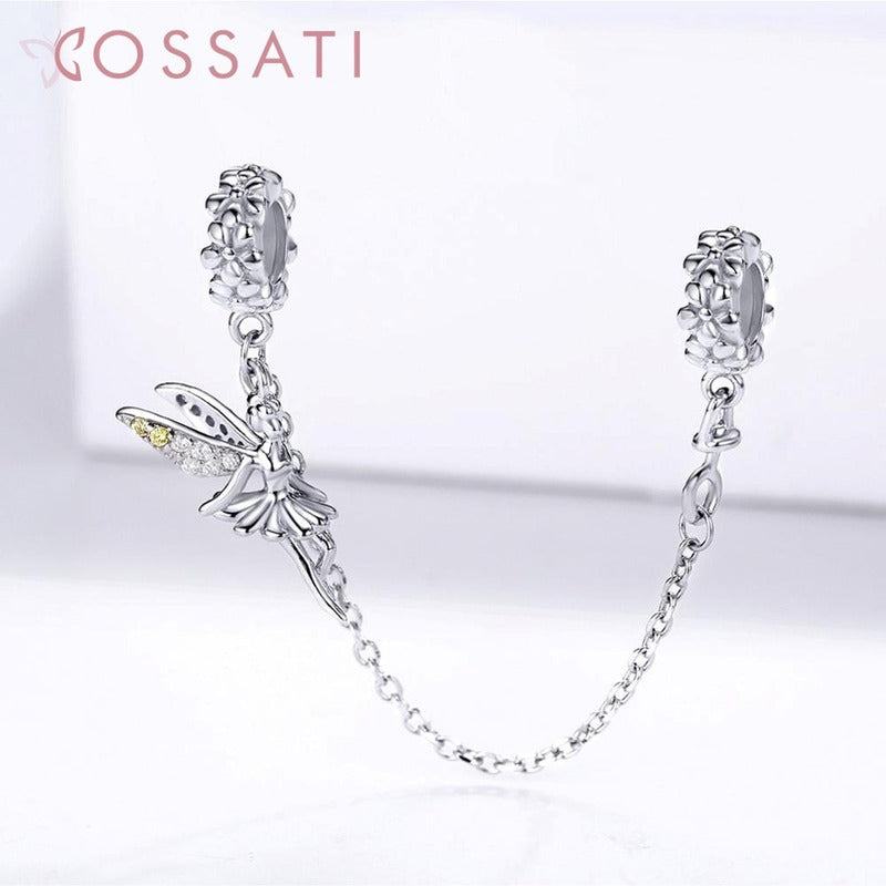 Cadena De Seguridad De Plata Esterlina S925 Cossati Scc1278
