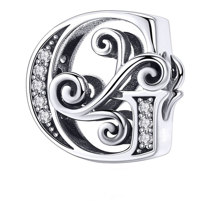 Charm Letra Abecedario Plata S925 Bsc030 Compatible Pandor