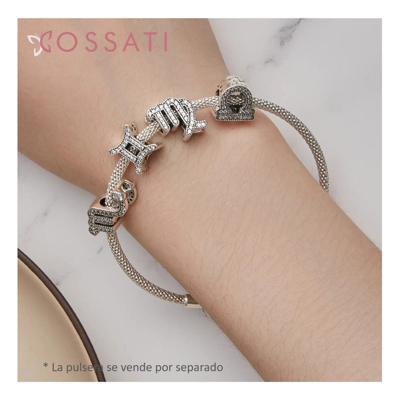 Charm Dije Cossati Scc2516 Plata S925 Signos Del Zodiaco