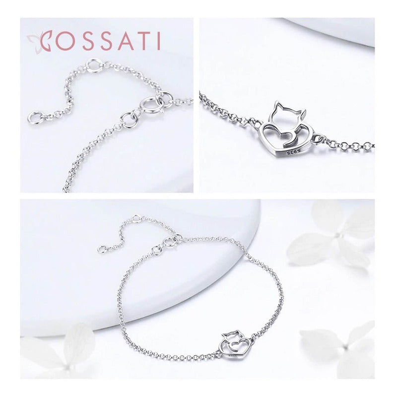 Pulsera Brazalete De Plata 925 Original Scb102 Para Mujer