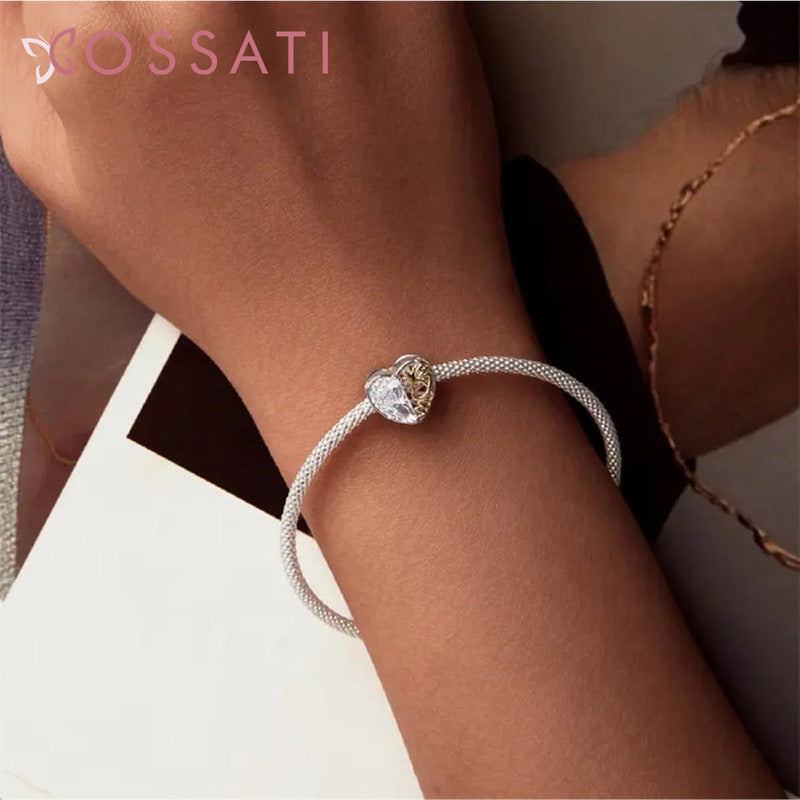 Charm Dije Plata De Ley S925 Cossati Bsc1002 Corazón Mom