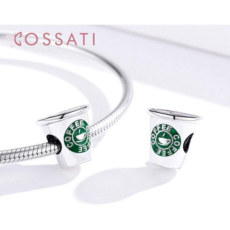 Charm Dije De Plata Esterlina 925 Cossati Scc1545 Taza Café