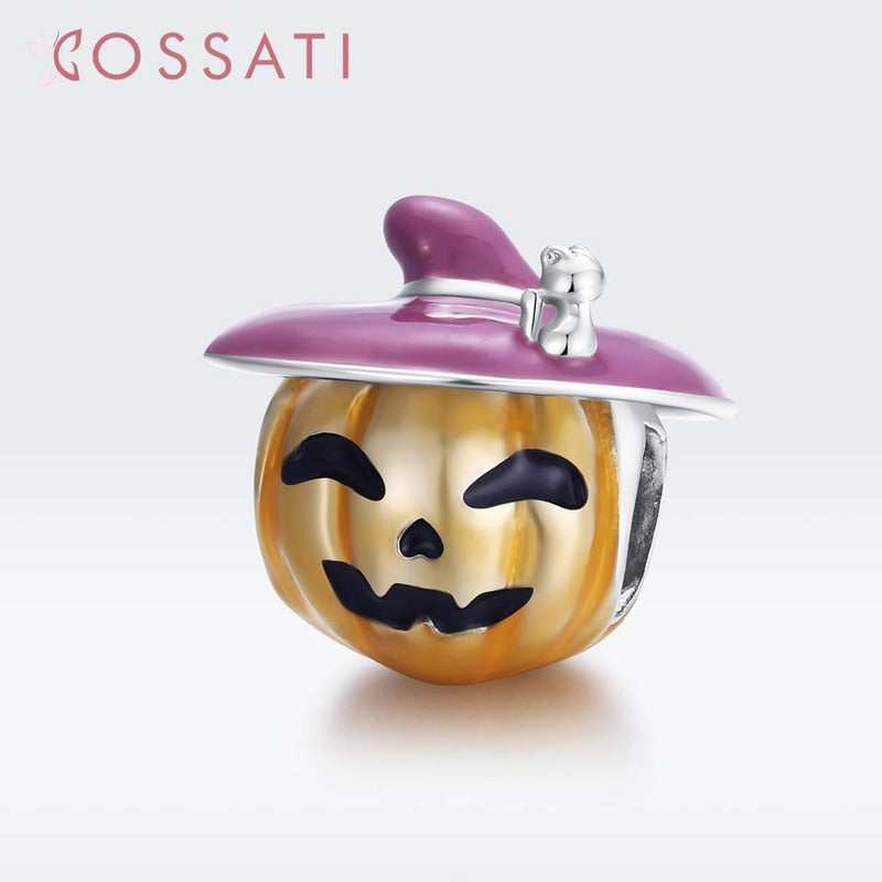 Charm Halloween De Plata Esterlina 925 Bsc329 Original