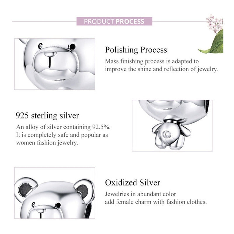 Charm De Plata Esterlina 925 Cossati Scc1502 Original