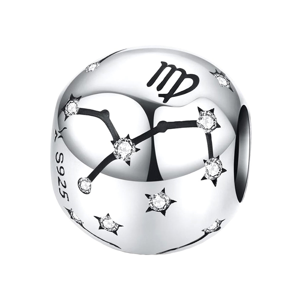 Charm De Plata Esterlina 925 Scc1218 Signos Del Zodiaco