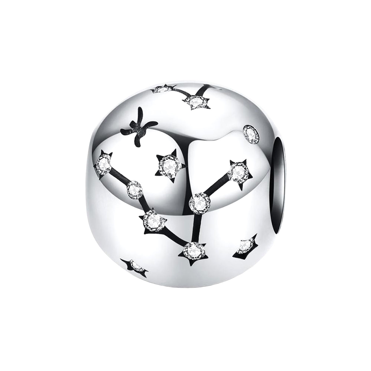 Charm De Plata Esterlina 925 Scc1218 Signos Del Zodiaco