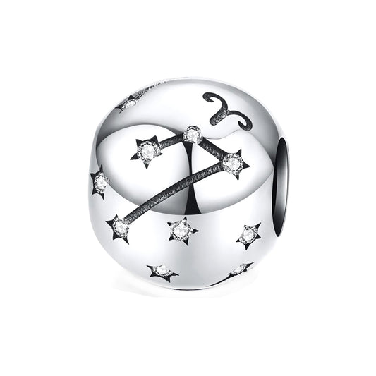 Charm De Plata Esterlina 925 Scc1218 Signos Del Zodiaco