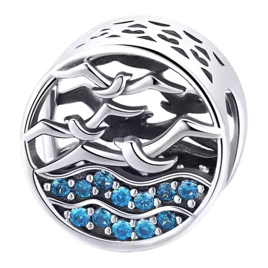 Charm Dije Plata De Ley S925 Cossati Scc1454 Gaviota