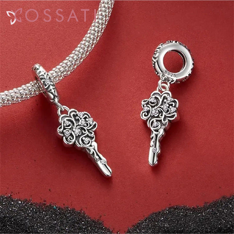 Charm Dije Plata De Ley S925 Cossati Scc2850 Llave Suerte