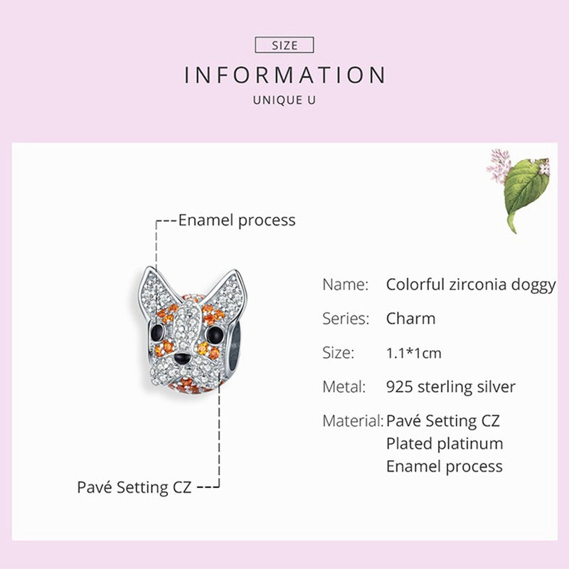 Charm De Plata Esterlina 925 Bsc166 100% Original