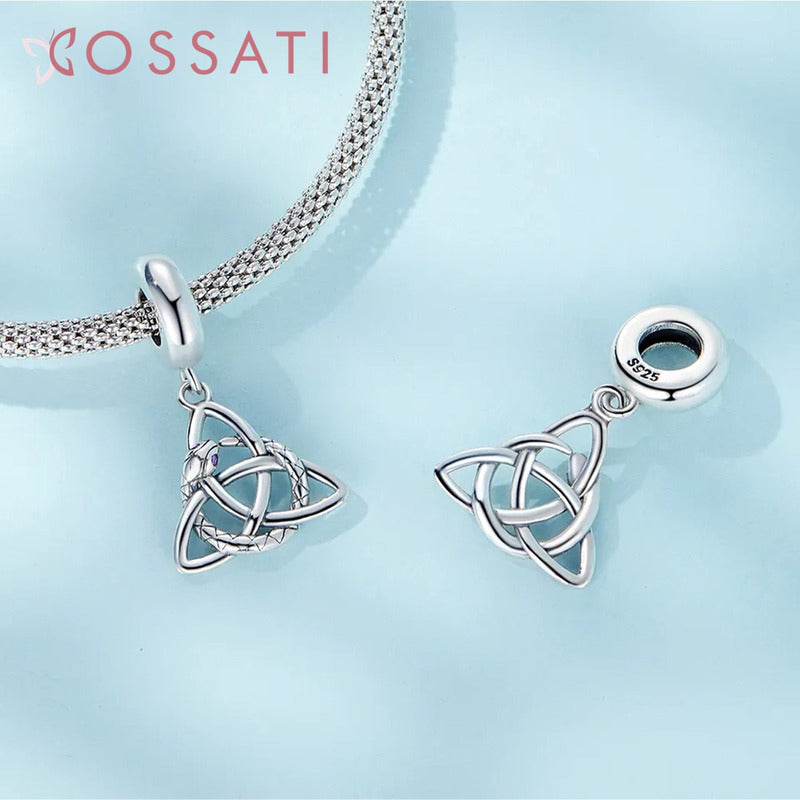 Charm Dije Plata De Ley S925 Cossati Scc2382 Nudo Celta Nudo Celta