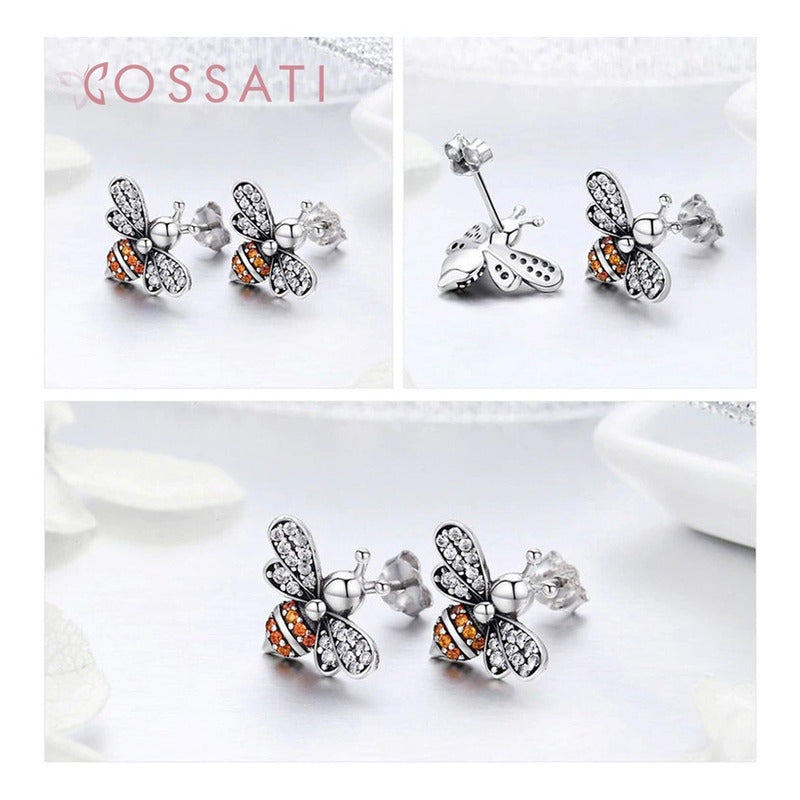 Aretes Pendientes De Plata Esterlina 925 Sce344 Original