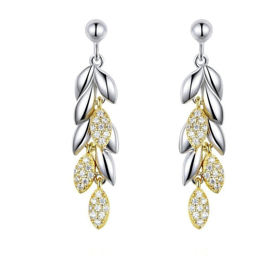Aretes Pendientes De Plata Esterlina 925 Bse025 Original