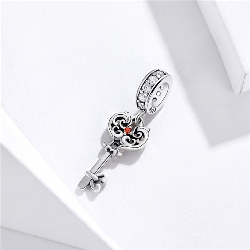 Charm De Plata Esterlina 925 Bsc092 100% Original Llave
