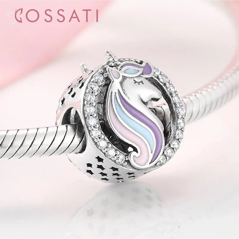 Charm Dije Plata De Ley 925 Cossati Pc0243 Unicornio