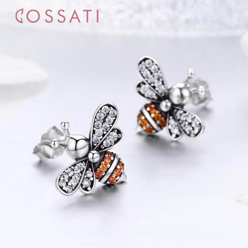 Aretes Pendientes De Plata Esterlina 925 Sce344 Original
