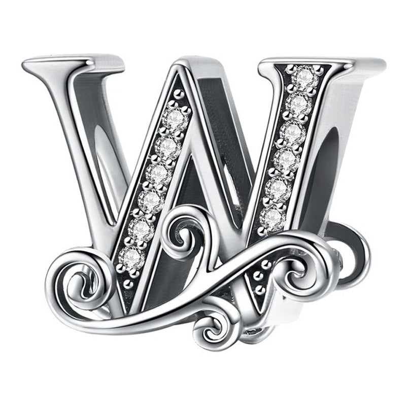 Charm Letra Abecedario Plata S925 Bsc030 Compatible Pandor