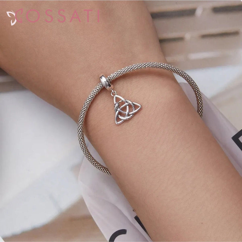 Charm Dije Plata De Ley S925 Cossati Scc2382 Nudo Celta Nudo Celta