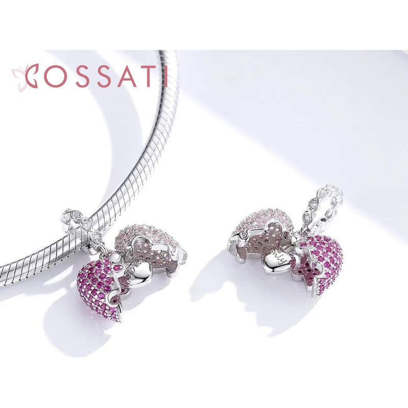 Charm Dije Plata De Ley 925 Cossati Bsc282 Corazón