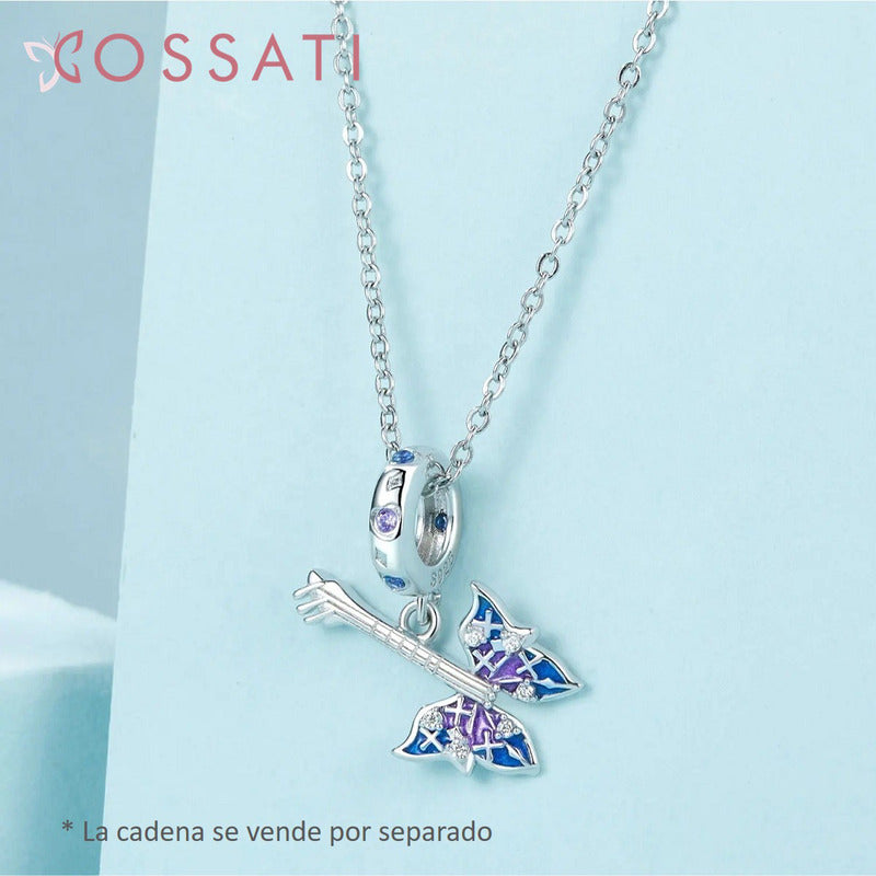 Charm Dije Plata Esterlina Cossati Scc2764 Guitarra Mariposa