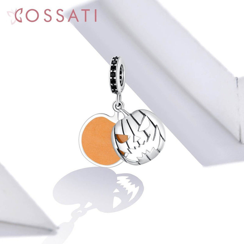 Charm Halloween De Plata Esterlina 925 Scc1620 Original