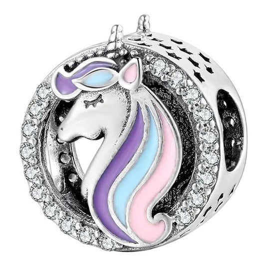 Charm Dije Plata De Ley 925 Cossati Pc0243 Unicornio