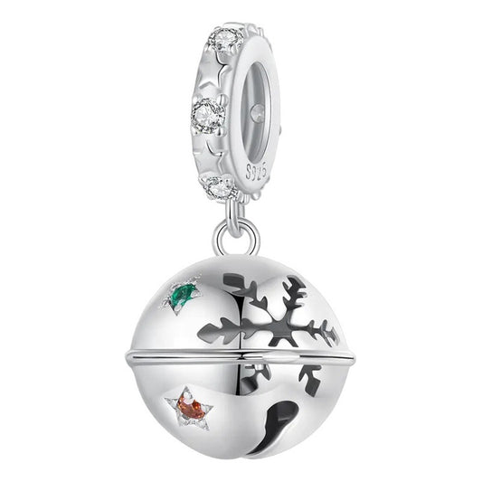 Charm Dije Plata De Ley 925 Cossati Scc2650 Cascabel Navidad