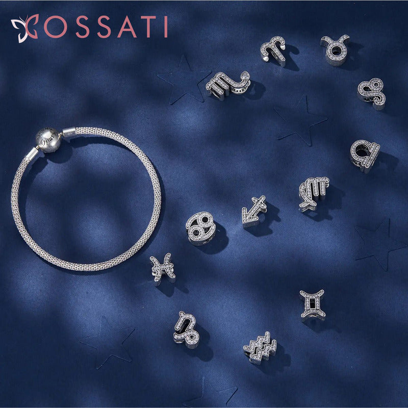 Charm Dije Cossati Scc2516 Plata S925 Signos Del Zodiaco