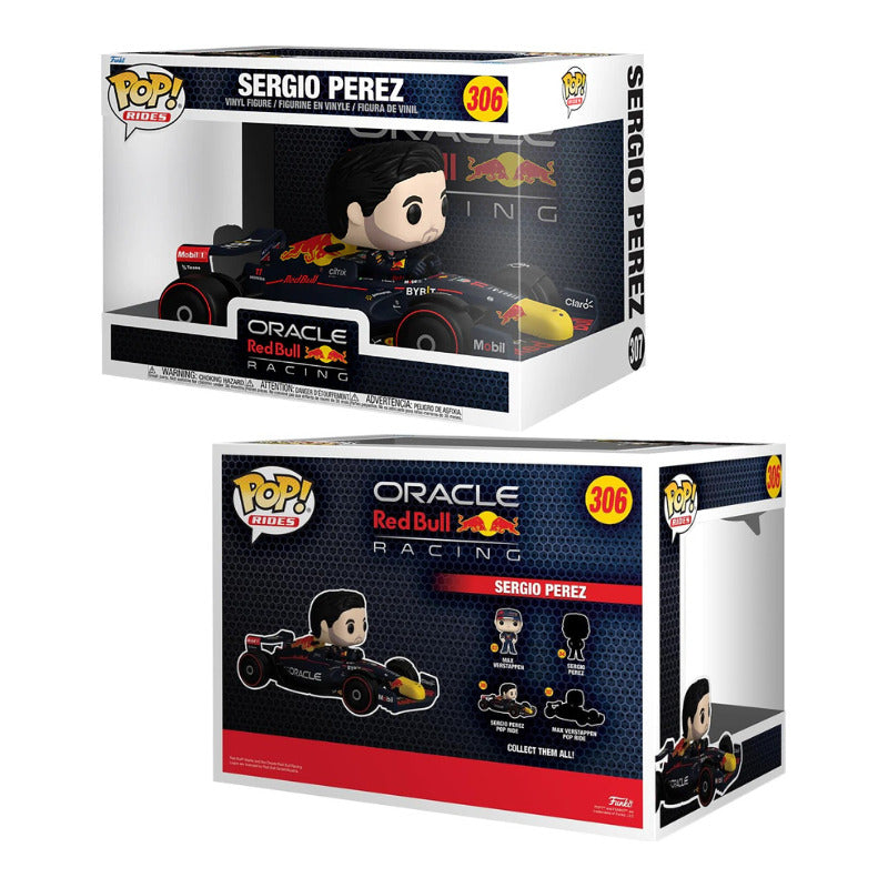 Funko Pop Rides Checo Perez 306 Oracle Red Bull - Pop! Racing