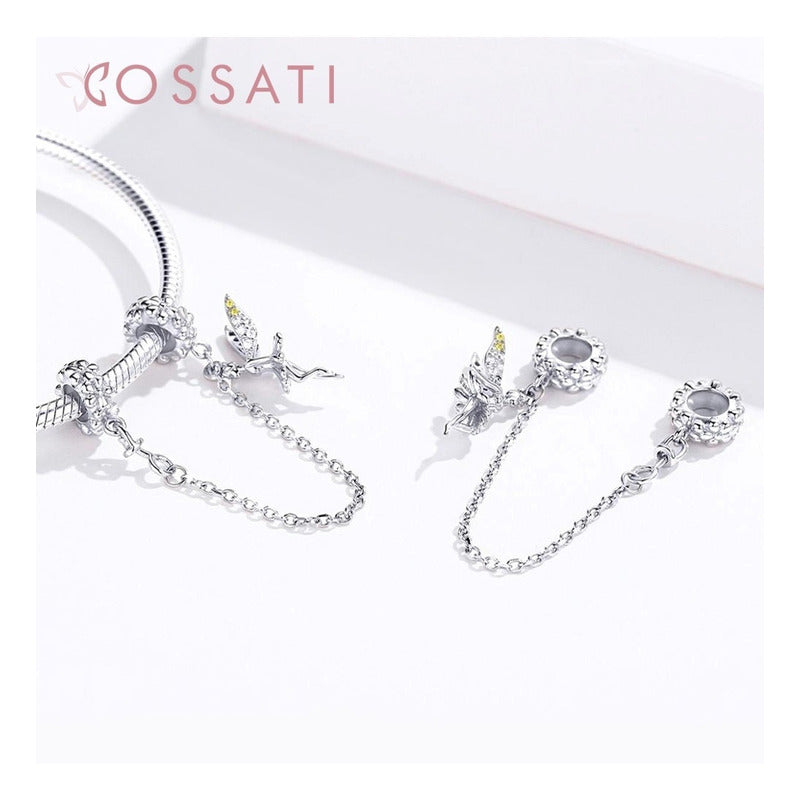 Cadena De Seguridad De Plata Esterlina S925 Cossati Scc1278