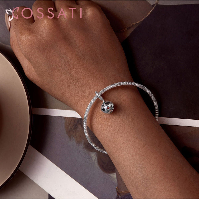Charm Dije Plata De Ley 925 Cossati Scc2650 Cascabel Navidad