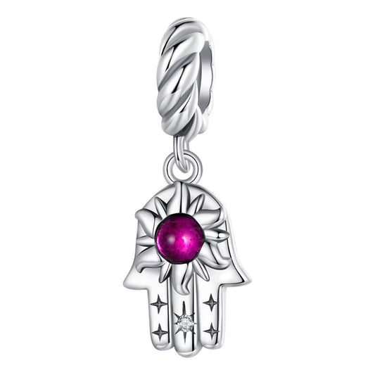 Charm Dije Plata De Ley S925 Cossati Scc2848 Mano De Fátima