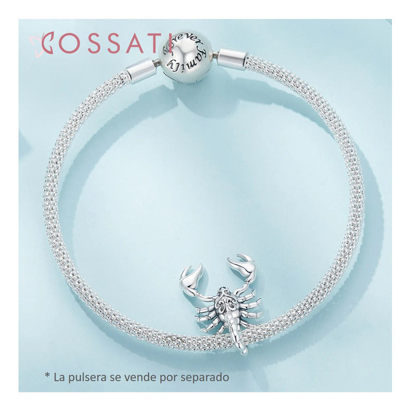 Charm Dije Plata De Ley S925 Cossati Scc2509 Escorpión