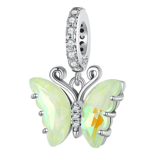 Charm Dije Plata De Ley 925 Cossati Scc2305 Mariposa Aurora Color M03