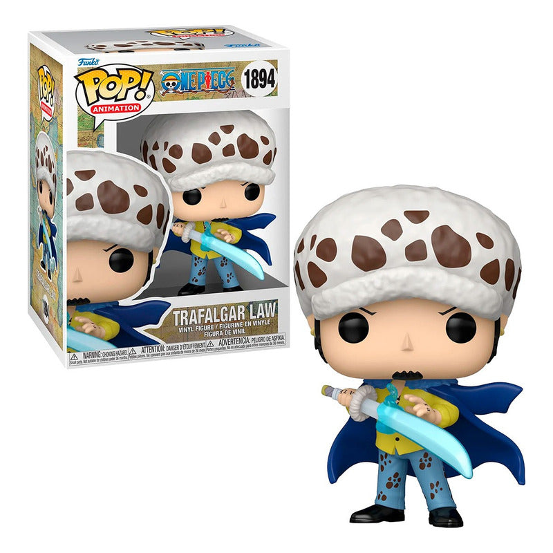 Funko Pop! One Piece Trafalgar Law Con Blue Anesthesia
