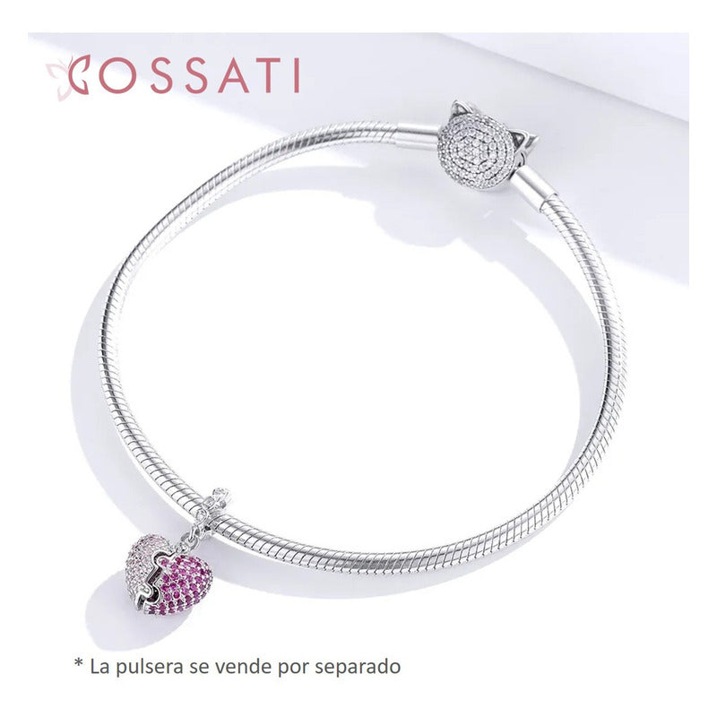 Charm Dije Plata De Ley 925 Cossati Bsc282 Corazón