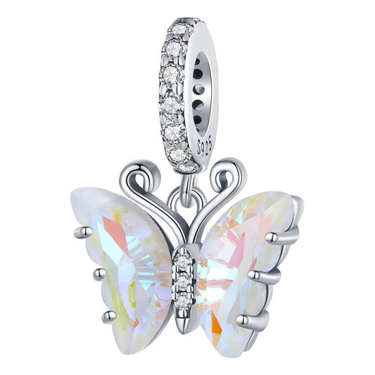 Charm Dije Plata De Ley 925 Cossati Scc2305 Mariposa Aurora Color M01