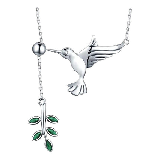 Gargantilla Collar Plata De Ley S925 Scn217 Ave Colibrí