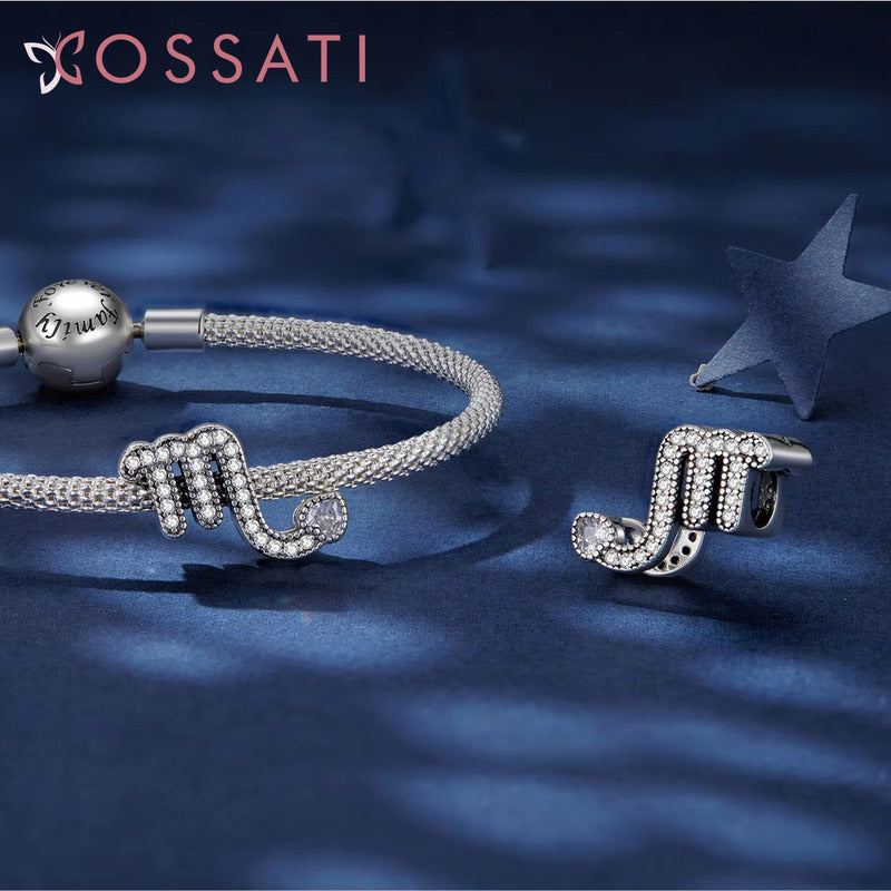 Charm Dije Cossati Scc2516 Plata S925 Signos Del Zodiaco