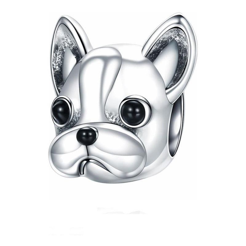 Charm De Plata Esterlina 925 Scc315 100% Color Perro