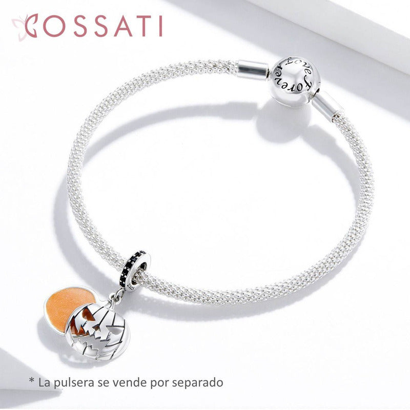 Charm Halloween De Plata Esterlina 925 Scc1620 Original