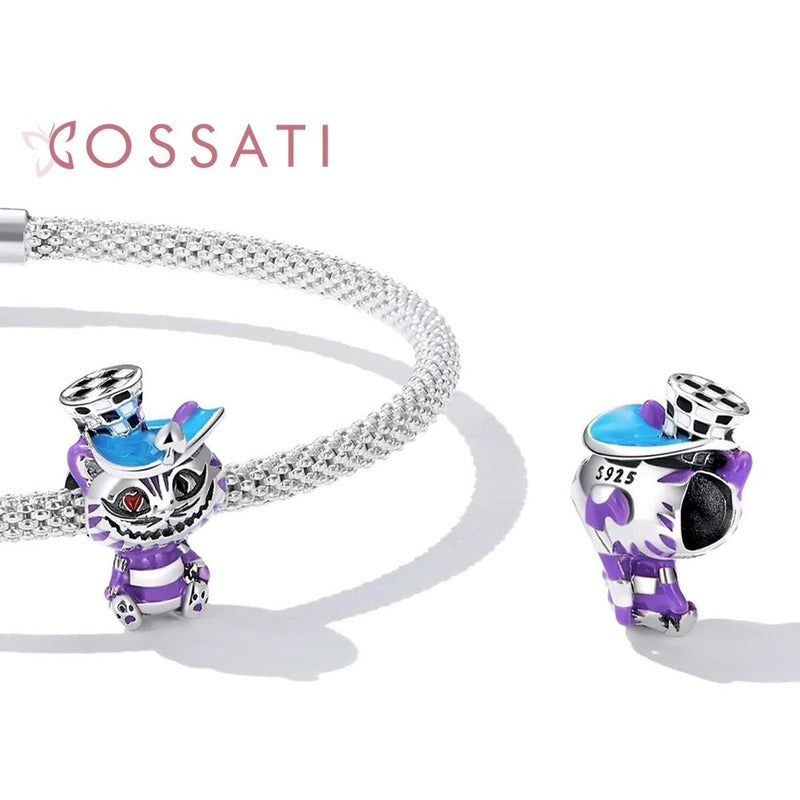Charm Dije Plata Ley 925 Cossati Scc2242 Gato Mágico