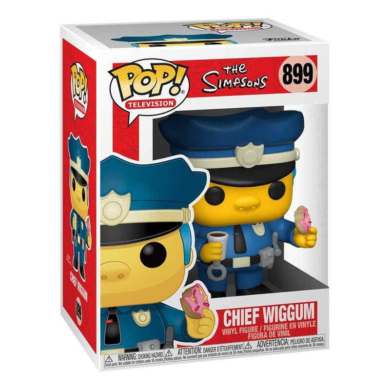 Figura De Acción Los Simpsons Chief Wiggum De Funko Pop!