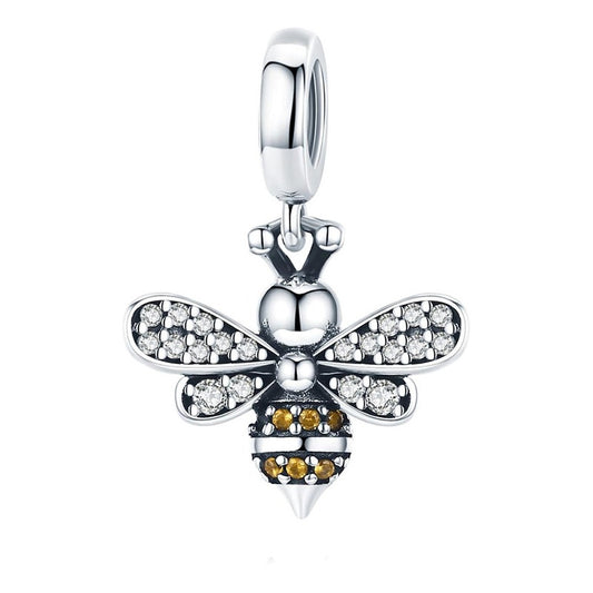 Charm De Plata Esterlina 925 Cossati Scc821 100% Original Abeja