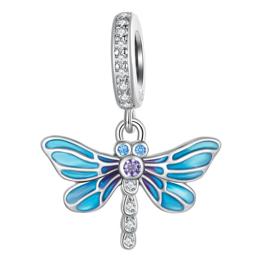 Charm Dije Plata De Ley S925 Cossati Bsc665 Libélula Libélula