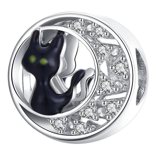 Charm Halloween De Plata Esterlina 925 Bsc325 Original