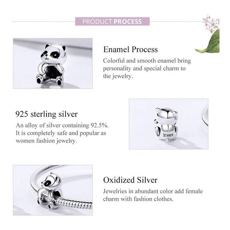 Charm De Plata Esterlina 925 Scc1175 100% Original