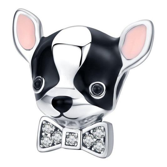 Charm De Plata Esterlina 925 Scc1310 100% Color Perro Chihuahua
