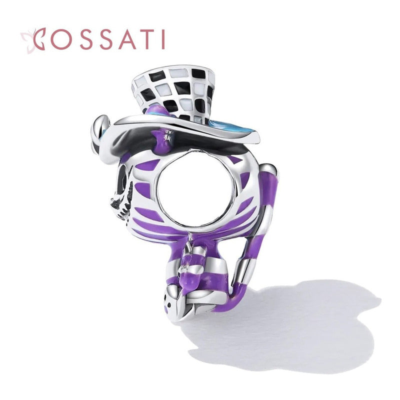 Charm Dije Plata Ley 925 Cossati Scc2242 Gato Mágico