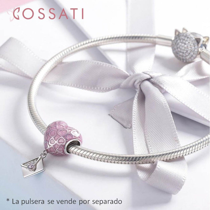 Charm De Plata Esterlina 925 Scc1080 100% Original Corazón